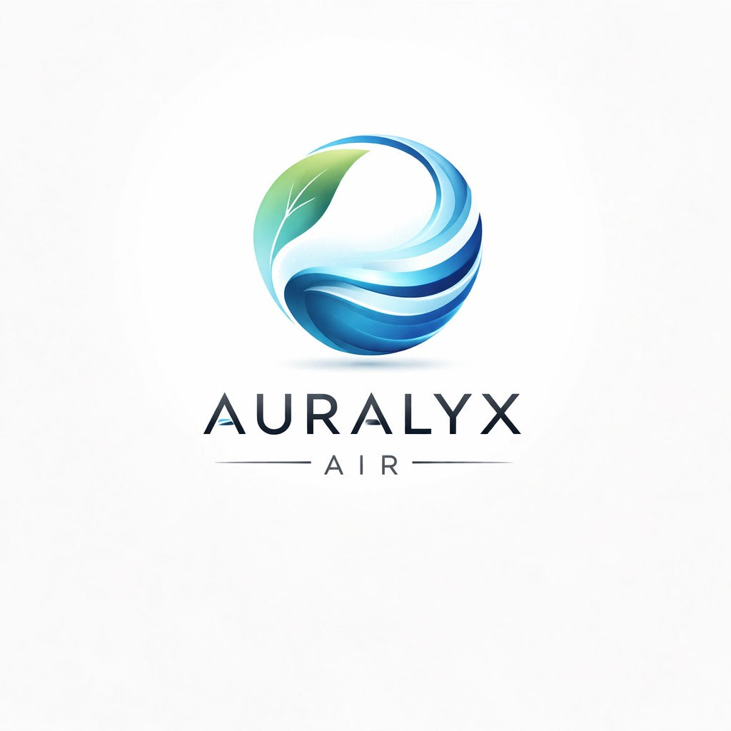 Logo of Auralyx Air with a stylized design on a white background