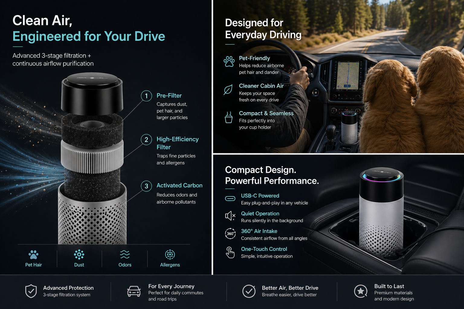 Artic White Auralyx Drive™ Smart Air System